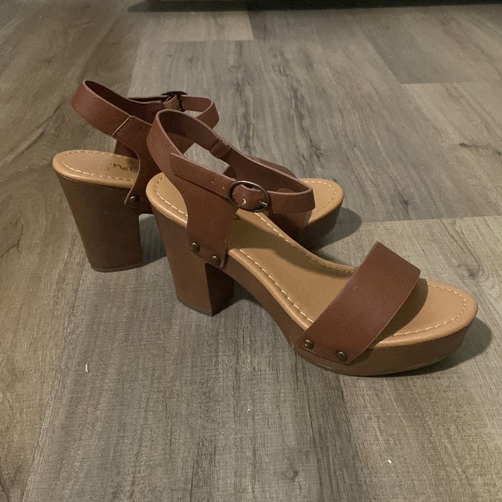Brown heels